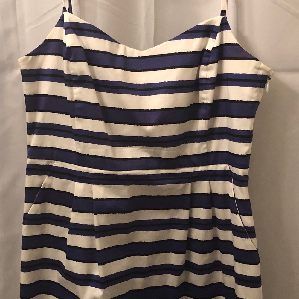 Gap stripe Blue dress like new size 6
